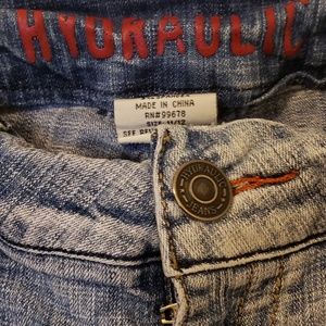 Hydraulic Denim Capris